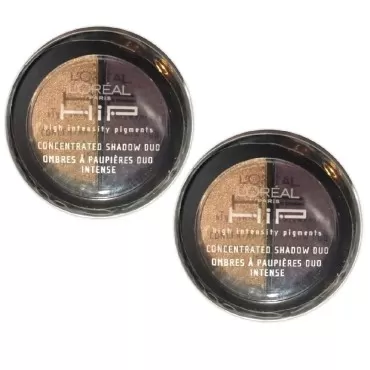 L'oreal Hip Professional Concentrated Shadow Duos, Wicked, 0.08 oz, 2 Ea