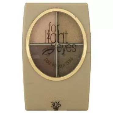 L'Oreal Paris Wear Infinite Eye Shadow Quad, Forest Light 306 (3 Pack)