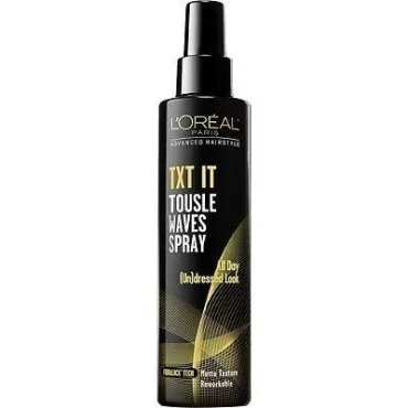 (2 Pack) L'Oreal Paris Advanced Hairstyle Txt It Toussle Wave Spray, 6.8 Fl Oz.