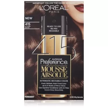 L'Oreal Paris Superior PreferenceMousse Absolue, 415 Icy Dark Brown