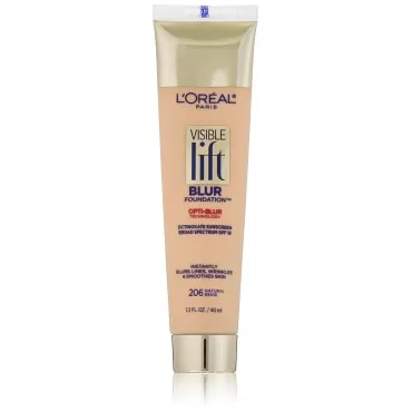 L'Oréal Paris Visible Lift Blur Foundation, Natural Beige, 1.3 fl. oz.
