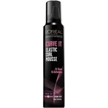 Loreal Advances Hair Style Curve It Curl Mousse 8.3z (Pack of 3)