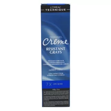 Loreal Excel Creme Resist#7X Dark Blonde 1.74 Ounce (51ml) (Pack of 2)