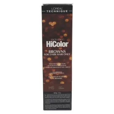 Loreal Excellence Hicolor H06 Tube Light Auburn 1.74 Ounce (51ml) (2 Pack)
