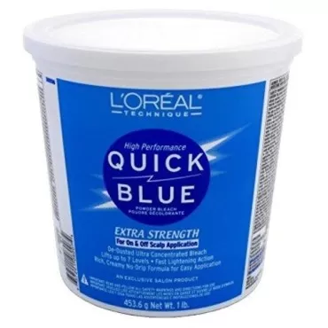 Loreal Quick Blue Powder Bleach Extra Strength 1Lb. (473ml) (2 Pack)