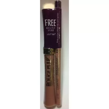 L'oreal Rouge Pulp Liquid Lip Color Exposed + Free Lipliner the Sexy Beige Full Size.