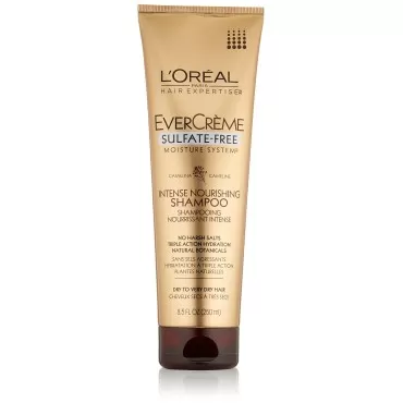 L'Oreal Paris EverCreme Sulfate-Free Moisture System Intense Nourishing Shampoo, 8.5 Fluid Ounce