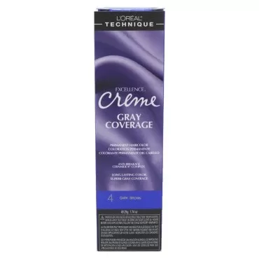 Loreal Excellence Creme Color #4 Dark Brown 1.74oz (6 Pack)