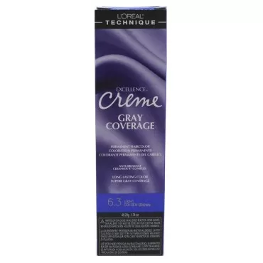 Loreal Excellence Creme Color #6.3 Light Golden Brown 1.74oz (6 Pack)
