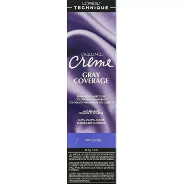Loreal Excellence Creme Color #7 Dark Blonde 1.74 Ounce (51ml) (6 Pack)