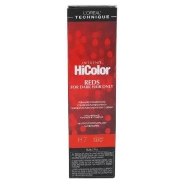 Loreal Excellence Hicolor H07 Tube Sizzling Copper 1.74 Ounce (51ml) (6 Pack)