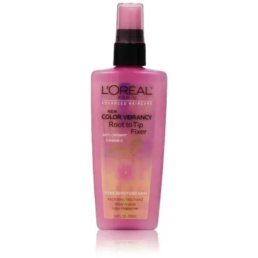 (2 Pack) L'Oreal Paris Advanced Haircare Color Vibrancy Root to Tip Fixer, 3.4 Fl Oz each
