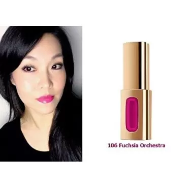 Lor Cr Ext 106 Lip Clr Fu Size 0.18 L'Oreal Colour Riche Extraordinaire Lip Color 106 Fuchsia Orchestra .18floz