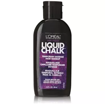 Loreal Liquid Chalk Hair Makeup - Very Violet 1.6 Ounce (47ml) (6 Pack)