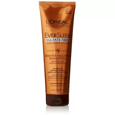 L'Oreal Paris EverSleek Sulfate-Free Smoothing System Reparative Smoothing Shampoo, 8.5 Fluid Ounce