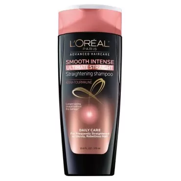 L'Oreal Paris Advanced Haircare Smooth Intense Ultimate Straight Straightening Shampoo 12.6 oz (Pack of 2)