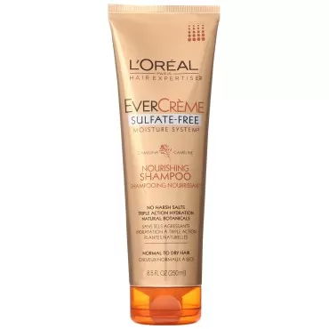 L'Oreal Paris EverCreme Sulfate-Free Moisture System Nourishing Shampoo, 8.5 Fluid Ounce
