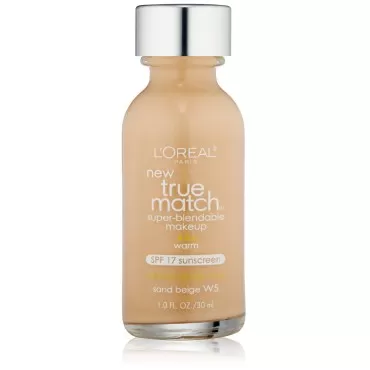 L'Oréal Paris True Match Super-Blendable Makeup, Sand Beige, 1 fl. oz.