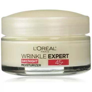 L'Oreal Paris Wrinkle Expert 45+ Anti-Aging Face Moisturizer with Retino-Peptide, Non-Greasy, Suitable for Sensitive Skin, 1.7 fl. Oz
