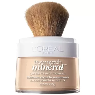 L'Oréal Paris True Match Loose Powder Mineral Foundation, Soft Ivory, 0.35 oz.