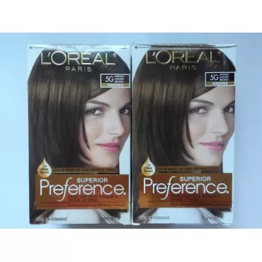 L'Oreal Superior Preference - 5G Medium Golden Brown (Warmer) 1 Each (Pack of 2)