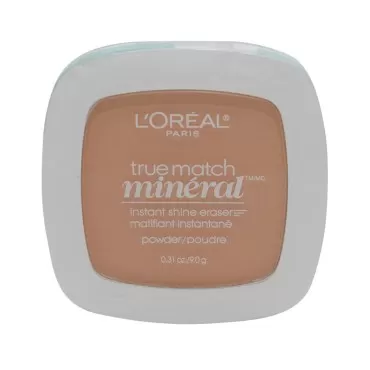 2 Pack- L'Oreal True Match Mineral Instant Shine Eraser Powder #W4-5/412 Sand Beige