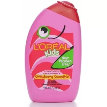 L'Oreal Kids 2-in-1 Shampoo Strawberry Smoothie 9 oz (Pack of 8)