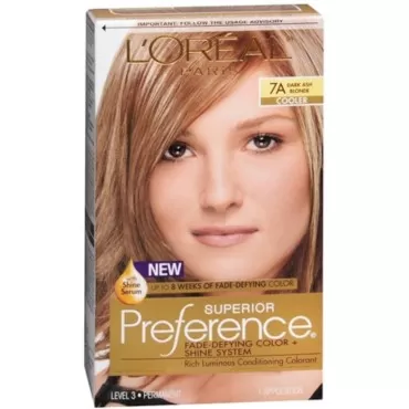 L'Oreal Superior Preference - 7A Dark Ash Blonde (Cooler) 1 Each (Pack of 2)