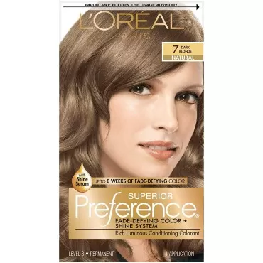 L'Oreal Superior Preference - 7 Dark Blonde (Natural) 1 Each (Pack of 2)