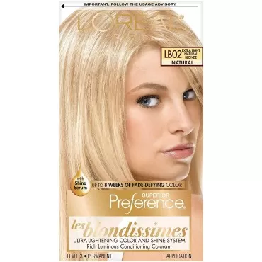 Pref Exlit Nat Bld Lb-02 Size Ea L'Oreal Preference Les Blondissimes Hair Color Extra Light Natural...