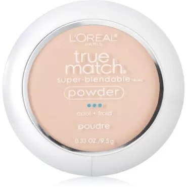 L'Oreal True Match Powder, Natural Ivory [C2], 0.33 oz (Pack of 6)