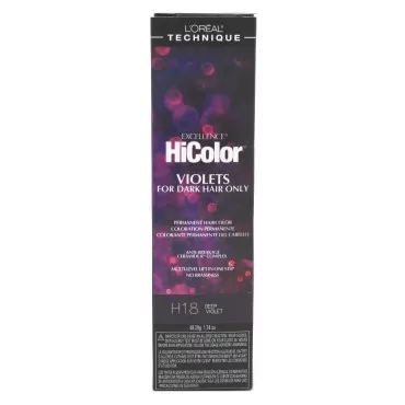 Loreal Excel Hicolor H18 Tube Deep Violet 1.74oz (2 Pack)