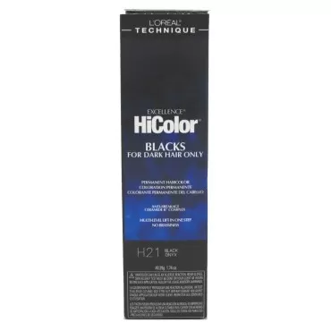 Loreal Excel Hicolor H21 Tube Black Onyx 1.74oz (3 Pack)
