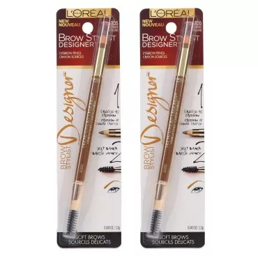 L'Oreal Paris Brow Stylist Eyebrow Pencil, Blonde, 0.045 oz (2 pack) (Bundle)2