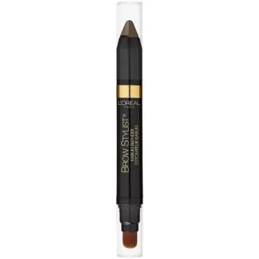 L'Oréal Paris Brow Stylist Kabuki Blender Brow Crayon, Blonde, 0.05 oz.