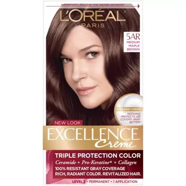 L'Oreal Paris Excellence Creme, 5AR Medium Maple Brown