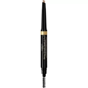 L'Oreal Paris Brow Stylist Shape & Fill Mechanical Eye Brow Makeup Pencil, Blonde, 0.008 oz.