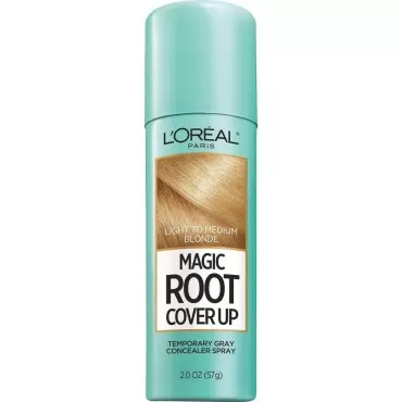 L'Oreal Paris Root Cover Up Temporary Gray Concealer Spray, Light to Medium Blonde, 2 Ounce (Packaging May Vary)