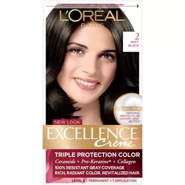 L'Oreal Paris Excellence Creme, 2.0 Soft Black