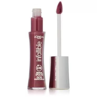 L'Oréal Paris Infallible 8 HR Pro Gloss, Undeniable Mauve, 0.21 fl. oz.