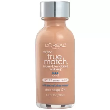 L'Oréal Paris True Match Super-Blendable Makeup, Shell Beige, 1 fl. oz.