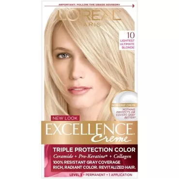 L'Oreal Paris Excellence Creme, 10 Lightest Ultimate Blonde,