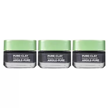 L'Oréal Paris Pure Clay Mask Detox & Brighten, 3 Count