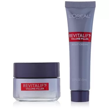 L'Oreal Paris Skin Care Revitalift Volume Filler Day/Night Multi Pack, 0.1 Fluid Ounce