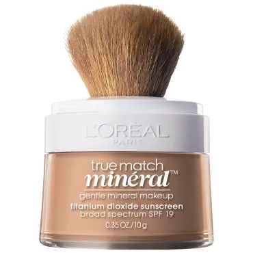 L'Oréal Paris True Match Loose Powder Mineral Foundation, Classic Beige, 0.35 oz.