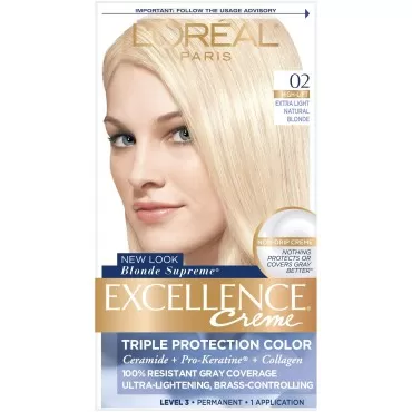 L'Oreal Paris Excellence Creme, 02 Extra Light Natural Blonde,