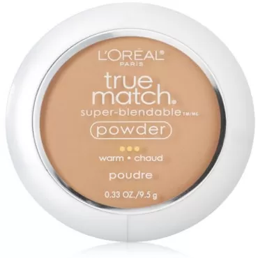 L'Oreal Paris Cosmetics True Match Super-Blendable Powder, Natural Beige, 2 Count