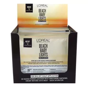 Loreal Beach Baby Lights High-Lift Lightener Pack 1 Ounce (12 Pieces) (29ml)