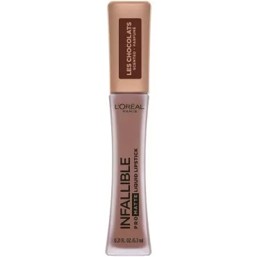 L'Oreal Paris Cosmetics Infallible Pro Matte Les Chocolats Scented Liquid Lipstick, Bittersweet, 0.21 Fluid Ounce