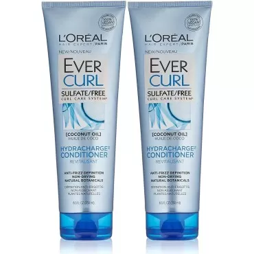L'Or?al Paris EverCurl Hydracharge Conditioner Sulfate Free, 8.5 Fluid Ounce (Pack of 2)